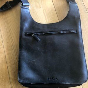 Authentic Prada leather crossbody